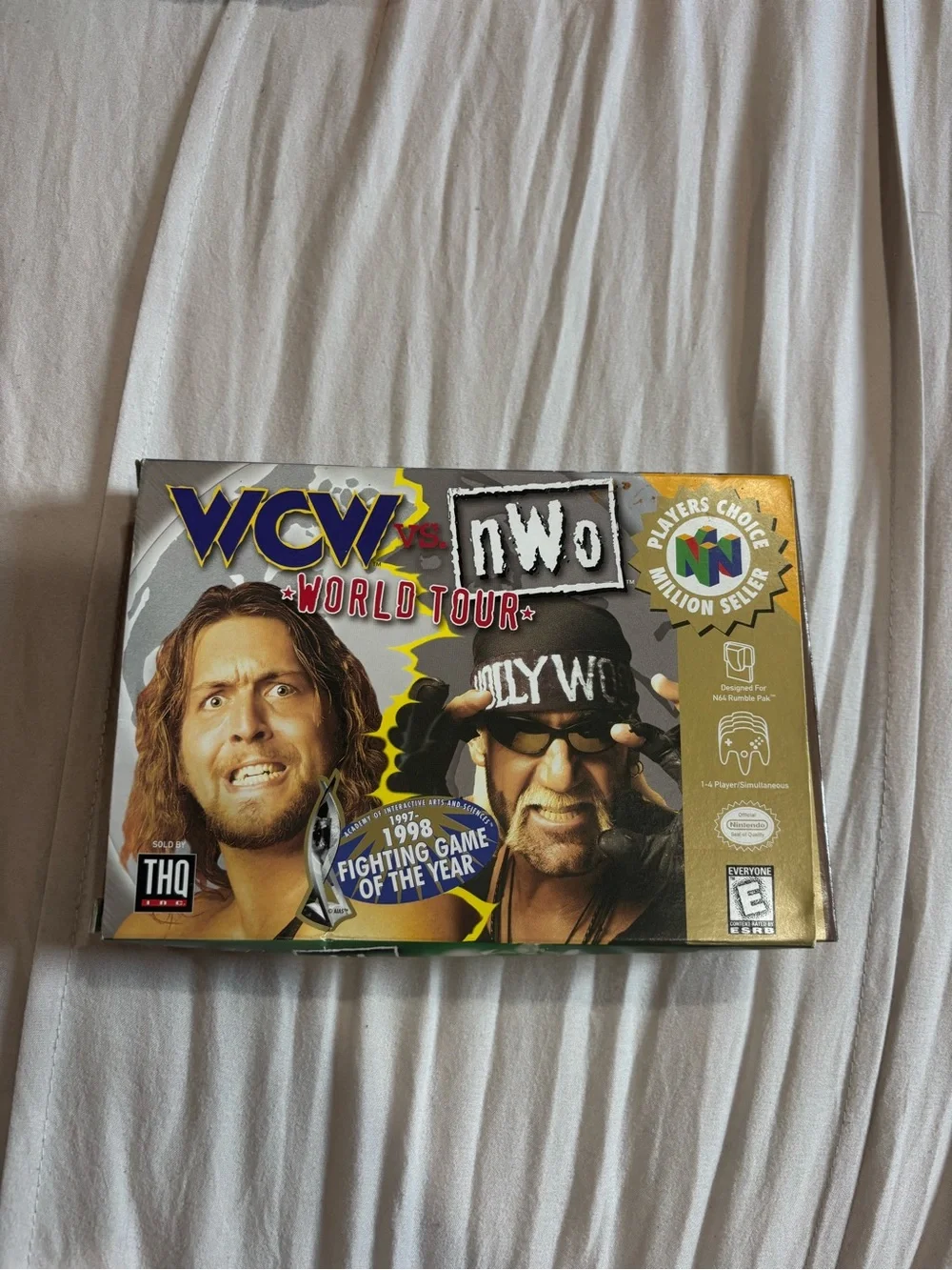 Nintendo WCW vs nWo World Tour Video Game - Gold, Black, Blue